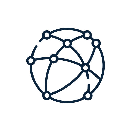 Global network connection logo - BAM Group
