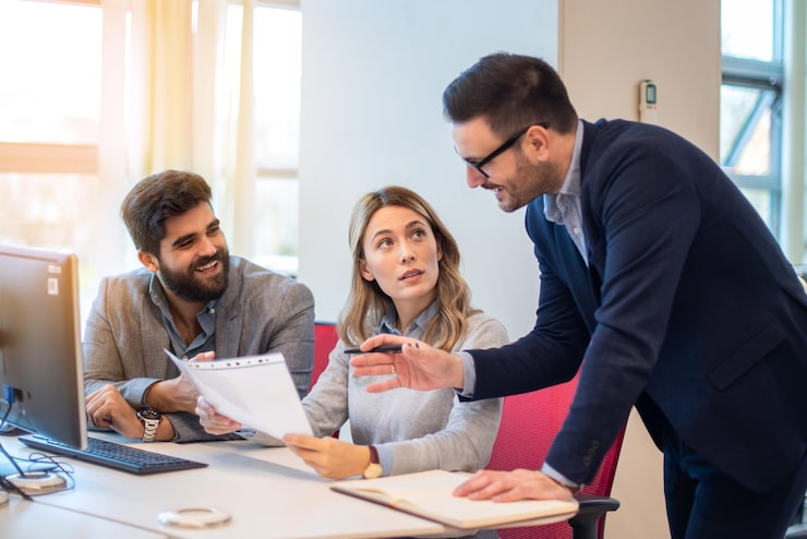 Office team meeting - BAM Group (business growth consulting) (faq)