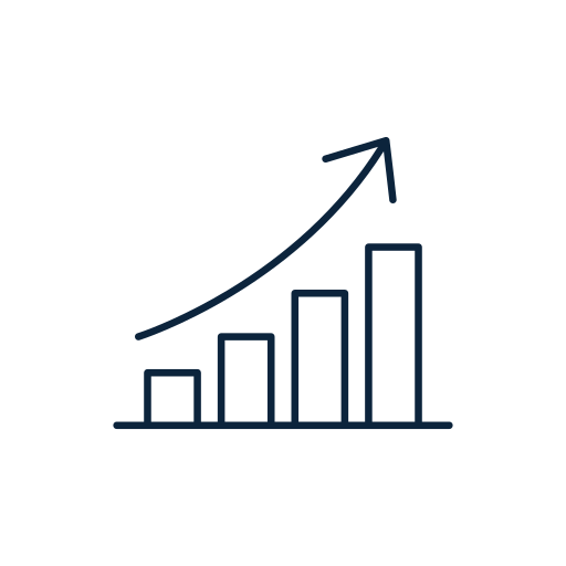 Growth trend chart icon - BAM Group (risk management consulting)
